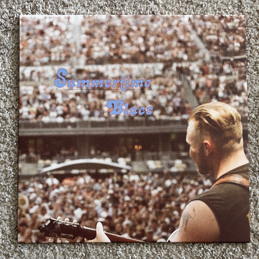 Zach Bryan Summertime Blues Vinyl Record